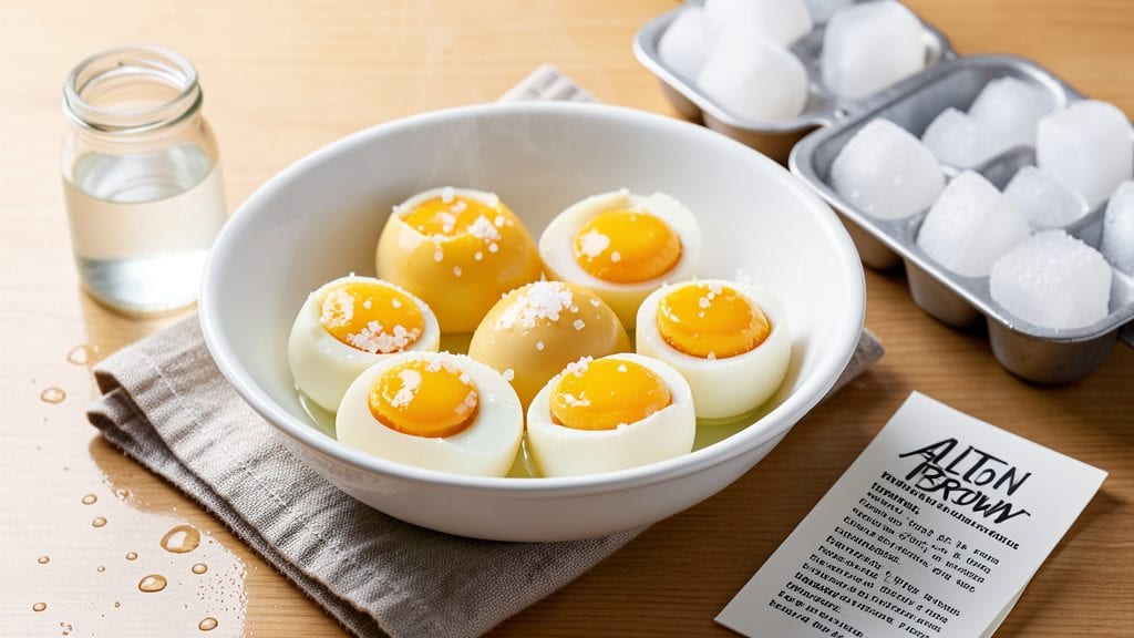 Alton Brown's Boiled Egg Recipe: Science-Backed Perfect Peeling Every Time
