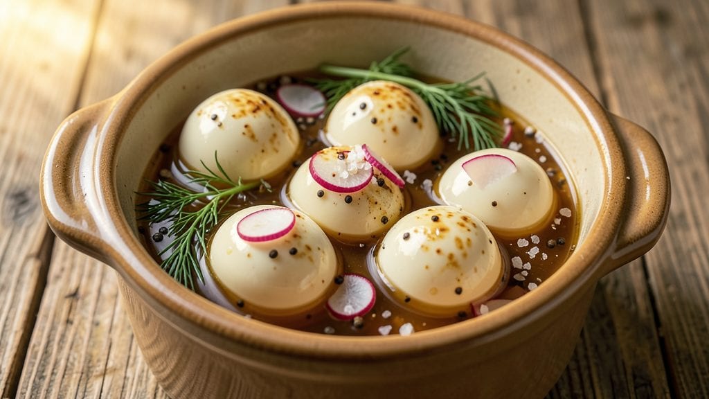 Alton Brown's Pickled Eggs Recipe: Zesty Vinegar Cure for Crispy, Tangy Bites