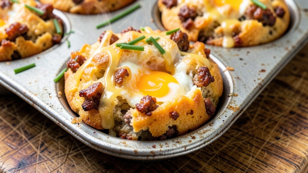 Bisquick Sausage Egg and Cheese Muffin Recipe: Savory Bites Ready in 15 Minutes