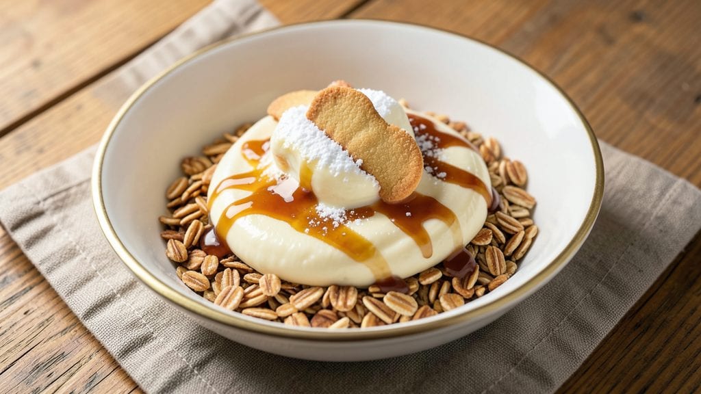 Egg Custard Crush Recipe: Crunchy Oat Crowns With Silky Vanilla Filling