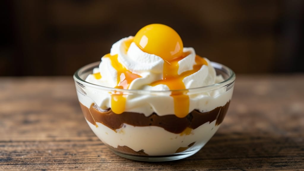 Egg Dessert Recipe: Fluffy Cloud Custard With Vanilla Kiss