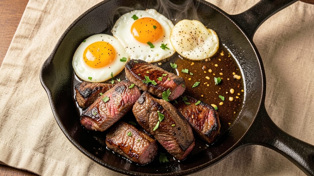IHOP Steak Tips and Eggs Copycat Recipe: Sizzling Skillet Breakfast That Beats the Original