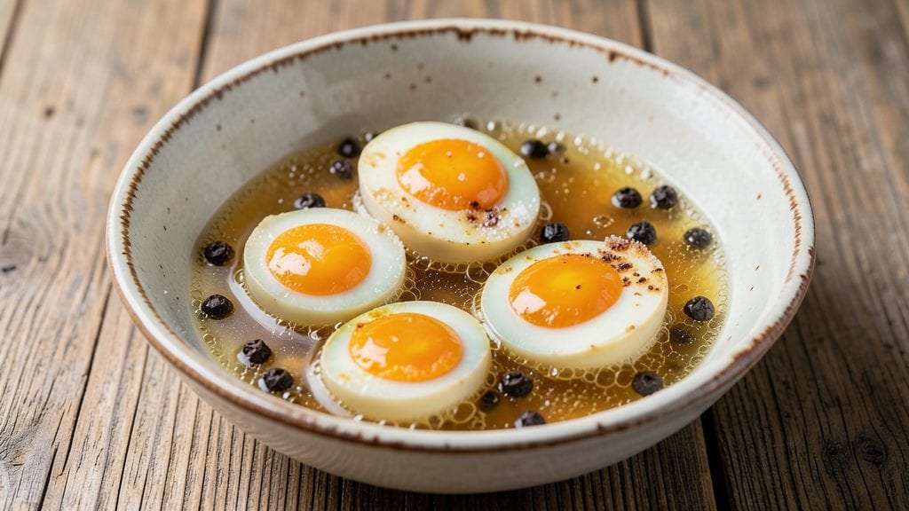 Mom's Pickled Eggs Recipe: Tangy Vinegar Brightness With Crunchy Yolk Magic