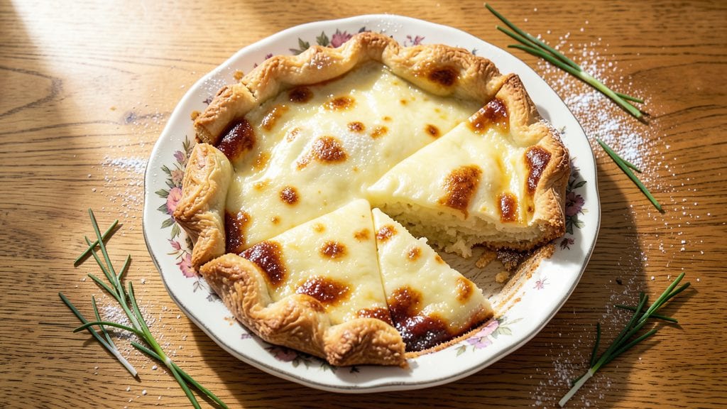 Old Fashioned Egg Pie Recipe: Buttery Crust with Silky Custard Filling