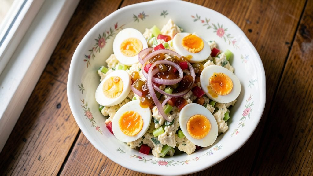 Old Fashioned Egg Salad Recipe: Crunchy Celery and Mustard-Kissed Classic