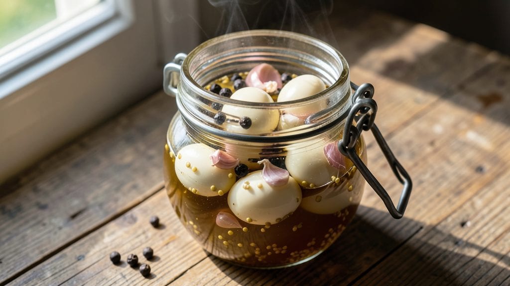 Old Fashioned Pickled Eggs Brine Recipe: Vinegar-Sharp Crunch in Minutes