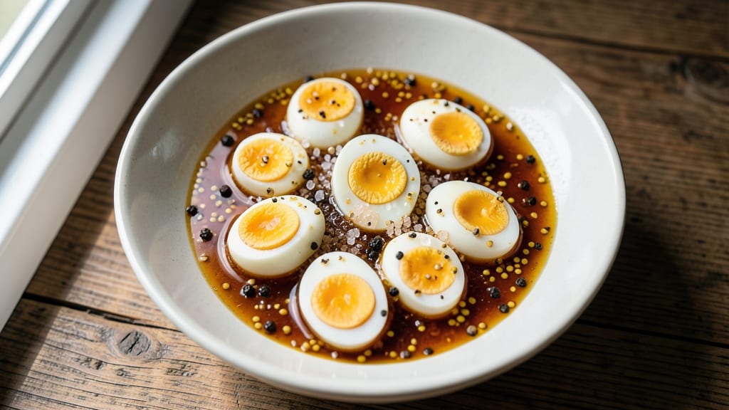 Penrose Pickled Eggs Recipe: Zesty Vinegar and Mustard Crunch in 10 Minutes