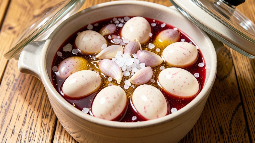 Pickled Hard-Boiled Eggs Recipe: Zesty Vinegar Bath for Crisp Yolk Brilliance