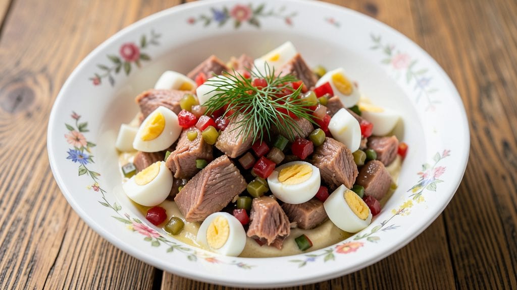 Tuna Salad Recipe With Egg and Relish: Crunchy Texture and Bright Flavor Balance